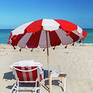 Florida, Miami, beach scene in South Miami Beach