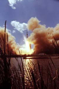 Apollo 17 lifts off from launch complex on December 07, 1972 Apollo 17 lifts off from launch complex on December 07, 1972