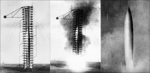 Space Prints: Astronautics-Launch-Satellite