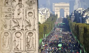 Sport Prints: Athletics-Marathon-Paris