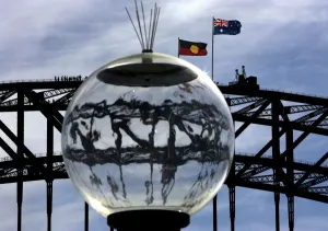 Sydney Prints: Australia-Aborigines-National Sorry Day-Flags