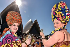 <b class=qtipBold><figcaption>Australia-Culture-Opera-Anniversary</figcaption></b><br>Opera singers in costume celebrate the 60th anniversary of Australia's national opera company, during a ceremony marking the start of Opera Australia's 2016 season, outside the Opera House in Sydney. Some 60 opera singers in various costumes sat at a banquet table outside the Opera House to help launch the troupe's new season, its 60th since being formed in 1956. AFP PHOTO / SAEED KHAN / AFP PHOTO / SAEED KHAN<br><em>© © Copyright Agence France-Presse (AFP) - All Rights Reserved</em> Australia-Culture-Opera-Anniversary