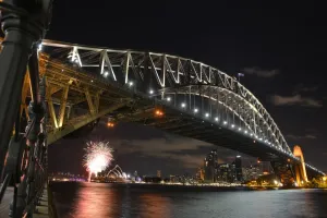 Australia-Sydney-Bridge-Earth Hour Australia-Sydney-Bridge-Earth Hour