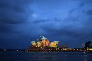 Sydney Prints: AUSTRALIA-WEATHER-FIRES-OPERA HOUSE