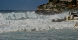 Sydney Prints: Australia-Weather-Warning-Surf
