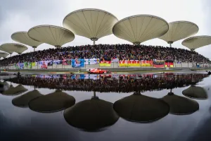 <b class=qtipBold><figcaption>AUTO-CHN-PRIX-F1</figcaption></b><br>Ferrari during the Formula One Chinese Grand Prix in Shanghai on April 9, 2017. / AFP PHOTO / Johannes EISELE<br><em>© Copyright Agence France-Presse (AFP) - All Rights Reserved</em> AUTO-CHN-PRIX-F1