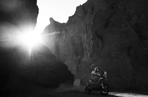 Sport Prints: Auto-Moto-Rally-Dakar-Stage3-Black and White