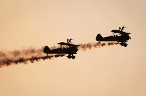 Plane In The Air Prints: Bahrain-Air Show