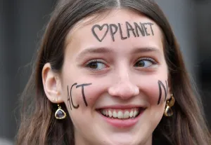 Belgium-Environment-Climate-Students-Face Belgium-Environment-Climate-Students-Face