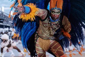 Ecuador, South America Prints: Brazil-Rio-Carnival-Parade-Beija-Flor