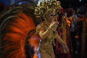 Ecuador, South America Prints: Brazil-Rio-Carnival-Parade-Salgueiro