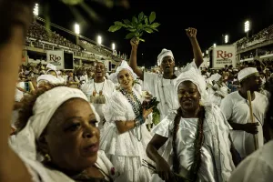 Ecuador, South America Prints: Brazil-Rio-Carnival-Preparations