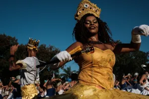Ecuador, South America Prints: Brazil-Rio-Carnival-Street