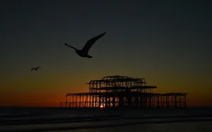 Britain And UK Prints: Britain-Weather-Offbeat-Brighton
