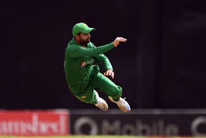 Jumping Prints: Cricket - West Indies vs. Pakistan T20 match
