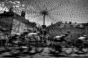 Profile Prints: Cycling-Fra-Tdf2017-Fans-Black and White