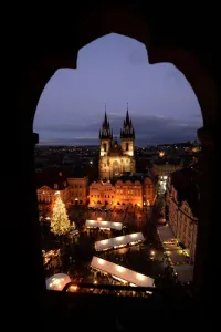 Christmas - Xmas Prints: Czech-Christmas-Market