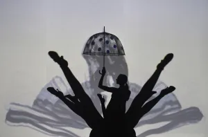 Dancers perform during a general rehearsal of Paris Merveilles, the new