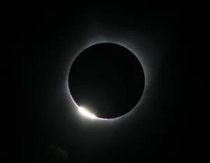 The Diamond Ring Effect during a total solar eclipse as seen from the Lowell Observatory The Diamond Ring Effect during a total solar eclipse as seen from the Lowell Observatory