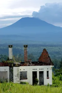 Africa Prints: Dr-Congo-Virunga-Volcano
