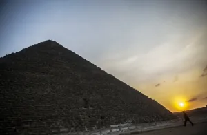 Egypt Prints: Egypt-Pyramids-Postcard