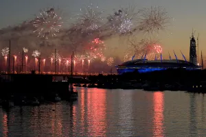 World Sporting Venue Prints: Fbl-Confed-Cup-Final-Fireworks