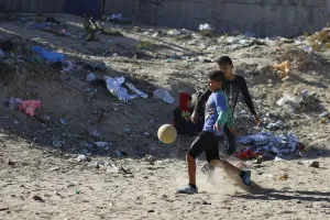 Lifestyle Prints: Fbl-Gaza-Pitch-Landscape