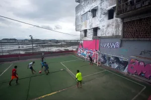 Games And Recreation Prints: Fbl-Panama-Pitch-Landscape