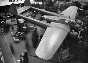 <b class=qtipBold><figcaption>France-Aerospace-Show</figcaption></b><br>A Fokker G1 airplane is displayed during the International Paris Air Show, on November 21, 1936 at the Grand Palais, in Paris. AFP PHOTO / AFP PHOTO<br><em>© Copyright Agence France-Presse (AFP) - All Rights Reserved</em> France-Aerospace-Show