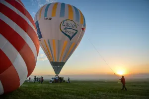 Ballooning Prints: France-Balloon-Trapeze-Record