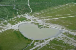 Aerial View Prints: France-Heart-Nature
