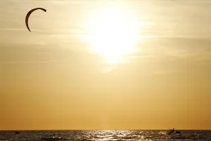 Yellow Colour Cast Prints: France-Kite-Surf-Deauville