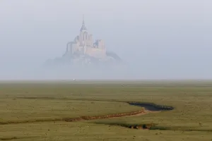 <b class=qtipBold><figcaption>France-Le-Mont-Saint-Michel</figcaption></b><br>A general view shows Le Mont-Saint-Michel, northwestern France on April 23, 2017. / AFP PHOTO / CHARLY TRIBALLEAU<br><em>© Copyright Agence France-Presse (AFP) - All Rights Reserved</em> France-Le-Mont-Saint-Michel
