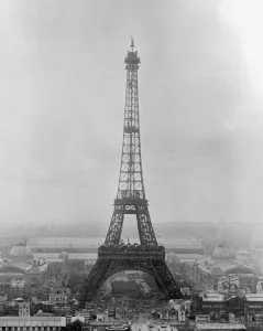 Eiffel Tower Prints: France-Monument-Tourism-Eiffel Tower-Anniversary