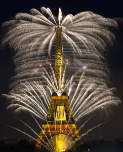 Eiffel Tower Prints: France-Paris-Bastille-Day-Eiffel Tower