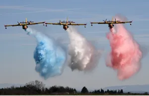 Plane In The Air Prints: France-Security-Politics