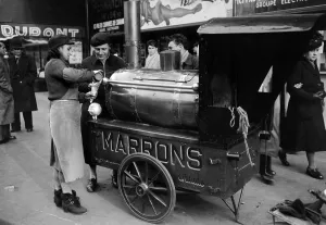 Vintage And Archive Prints: France-Winter-Daily Life