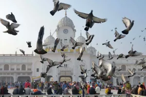 <b class=qtipBold><figcaption>India-Religion-Sikh-New-Year</figcaption></b><br>Indian Sikh devotees pay their respects on New Year's Day at the Golden Temple in Amritsar on January 1, 2017. / AFP PHOTO / Narinder NANU<br><em>© Copyright Agence France-Presse (AFP) - All Rights Reserved</em> India-Religion-Sikh-New-Year