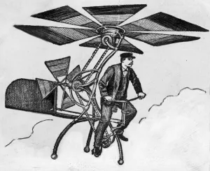 Vintage And Archive Prints: Invention-Helicopter