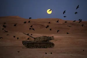 <b class=qtipBold><figcaption>Israel-Palestinian-Supermoon</figcaption></b><br>A picture taken on June 23, 2013 shows a full moon rising the "Judean Desert" in the Israeli occupied Palestinian West Bank. This "super Moon also known as the "perigee" full moon appears about 14 percent larger and 30 percent brighter than a regular full moon, according to NASA scientists. AFP PHOTO/MENAHEM KAHANA / AFP PHOTO / MENAHEM KAHANA<br><em>© Copyright Agence France-Presse (AFP) - All Rights Reserved</em> Israel-Palestinian-Supermoon