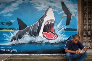 Africa Prints: Jaws Corner, Stone Town, Zanzibar