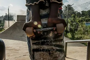 Child Prints: Kenya-Feature-Skateboarding