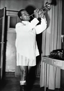 Musician Prints: Louis Armstrong in Milan 1949