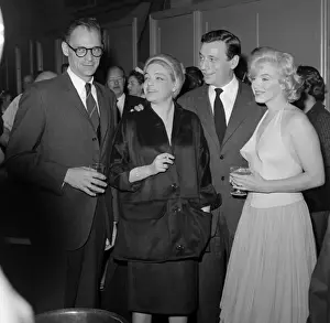 Cinema Prints: Marilyn Monroe, Arthur Miller, Yves Montand and Simone Signoret share a joke