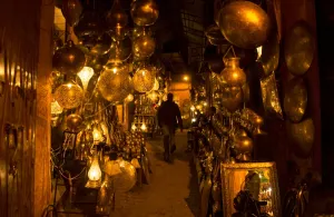 <b class=qtipBold><figcaption>Morocco-Lifestyle</figcaption></b><br>A man walks in a street of the old medina of Marrakesh on November 11, 2016 / AFP PHOTO / FADEL SENNA<br><em>© Copyright Agence France-Presse (AFP) - All Rights Reserved</em> Morocco-Lifestyle