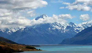 New Zealand Prints: New Zealand-Mt Cook -View