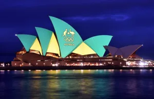 <b class=qtipBold><figcaption>Oly-2016-Aus-Opera House</figcaption></b><br>The Sydney Opera House is lit up in the Australian colors to support the country's Olympic team in Sydney on August 5, 2016 ahead of the opening ceremony of the 2016 Olympic Games in Rio. / AFP PHOTO / PETER PARKS<br><em>© Copyright Agence France-Presse (AFP) - All Rights Reserved</em> Oly-2016-Aus-Opera House