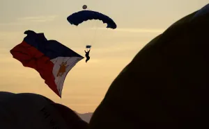 Ballooning Prints: Philippines-Paratrooper-Flight
