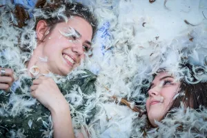 Romania-Lifestyle-Pillow Fight