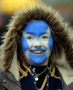 Painted Face Prints: Rugbyu-6Nations-Sco-Eng